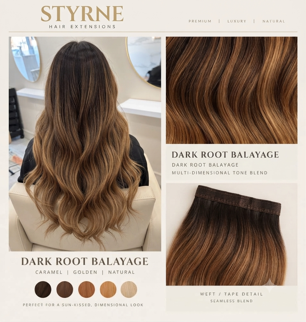 Rooted Kendall Human Hair Extensions