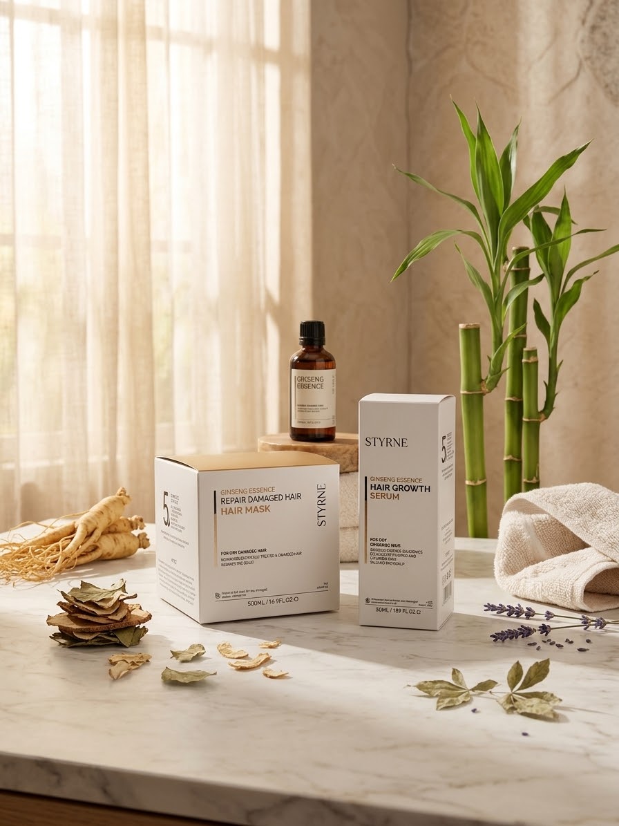 Styrne Hair Mask & Oil Bundle – Deep Conditioning Treatment Set